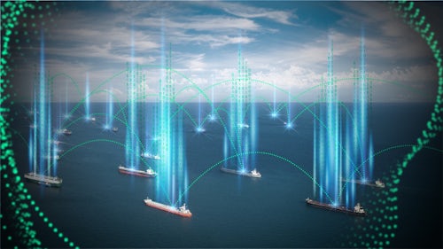 数字化双胞胎技术以及船舶间和船岸间的连通性可帮助船舶运营商优化船队运营。 